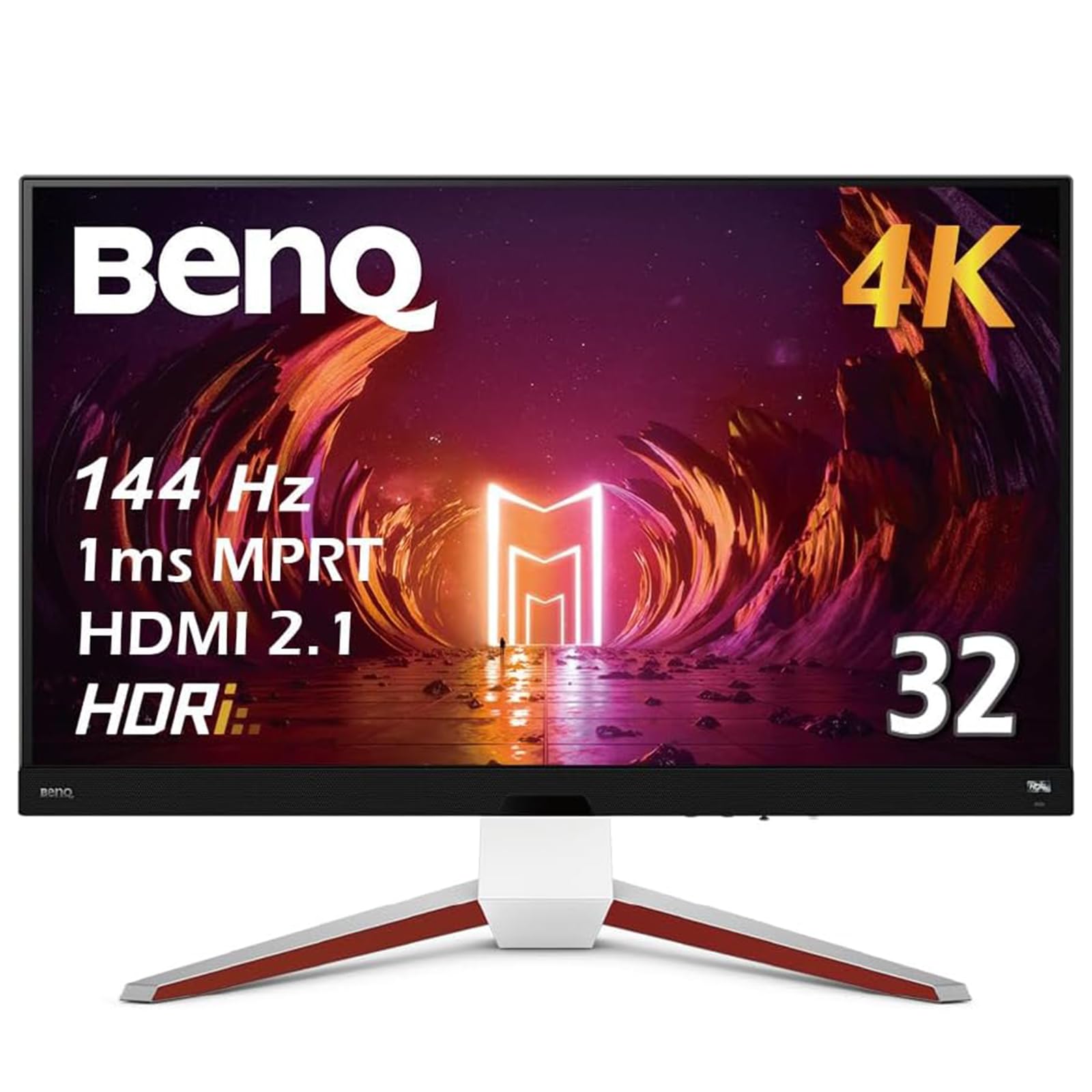 ベンキュージャパン BenQ MOBIUZ EX3210U ゲーミングモニター (32インチ/4K/IPS/144Hz/PS5対応/2.1chスピーカー/マイク搭載/量子ドット/FreeSync Premium Pro/輝度自動調整/高さ調整)商品画像