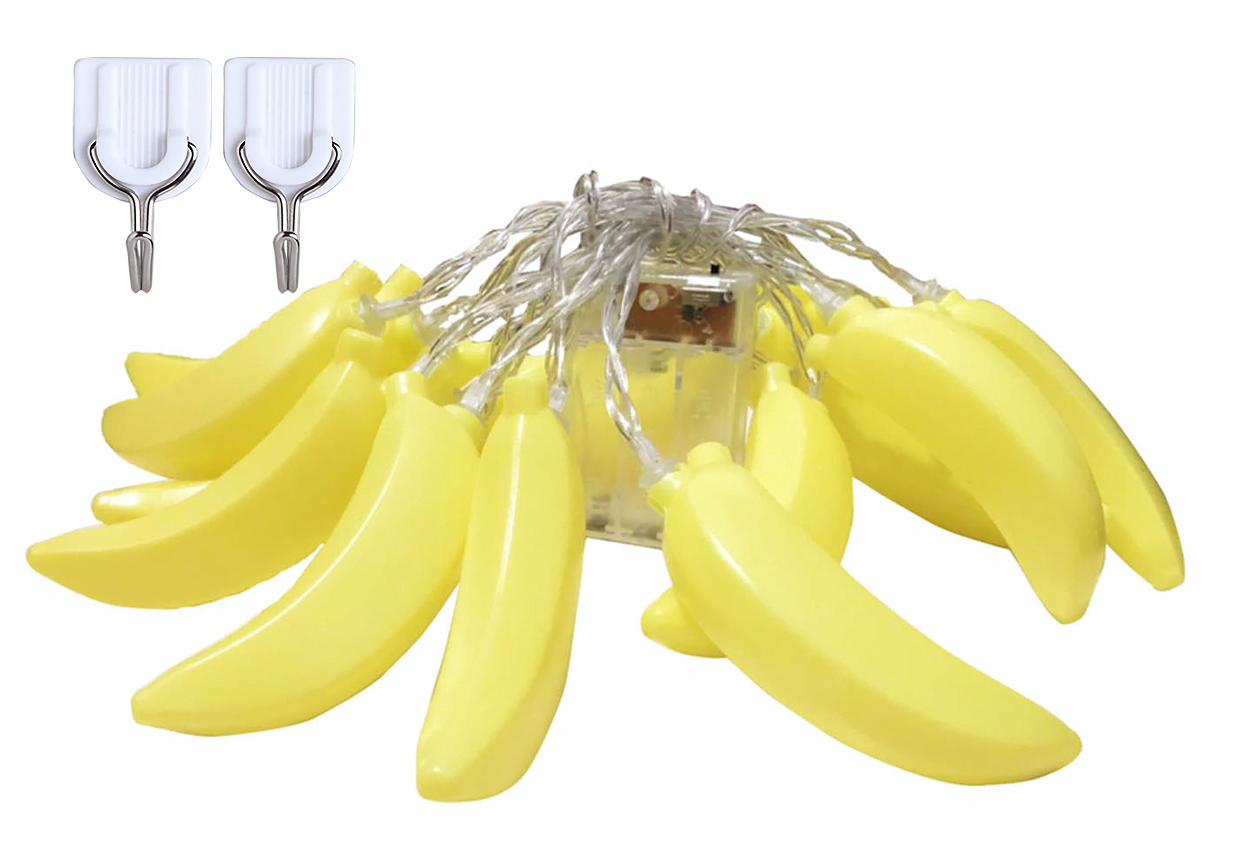 Photo 1 of SDOUBLEM 3M 20LED Fruit Banana String Lights Battery Powered Indoor Outdoor Lighting Lamp for Wedding Home Birthday Garden Yard Patio Party Decorations
