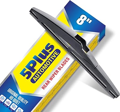 5 PLUS® 8" Rear Wiper Blade Replacement for Toyota Prius C 2019-2012 /Lexus CT200h 2017-2011 /Scion xD 2014-2008 Rear Windshield Wiper Blade (8-A)