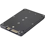M.2 to 2.5 inch SATA Enclosure Adapter,M.2 (NGFF) SSD to SATA III Hard Drive Enclosure,B and M Key SATA Converter to SATA 3.0