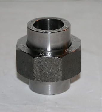 1 2 Socket Weld Carbon Steel Pipe Fitting Union 3000 Sa105n