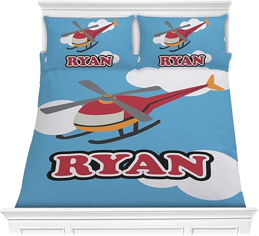 Amazon Com Rnk Shops Helicopter Comforter Set Full Queen