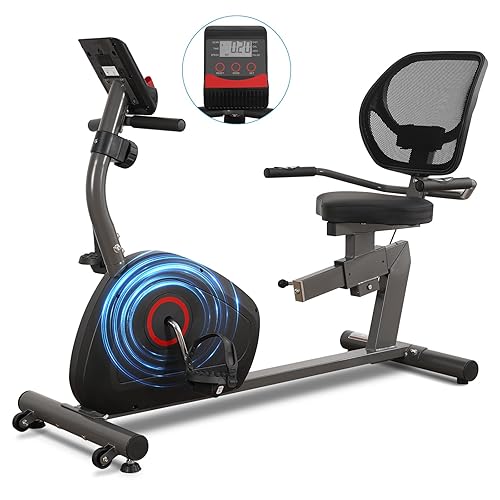 Recumbent Exercise Bike for Home Magnetic Stationary Bike for