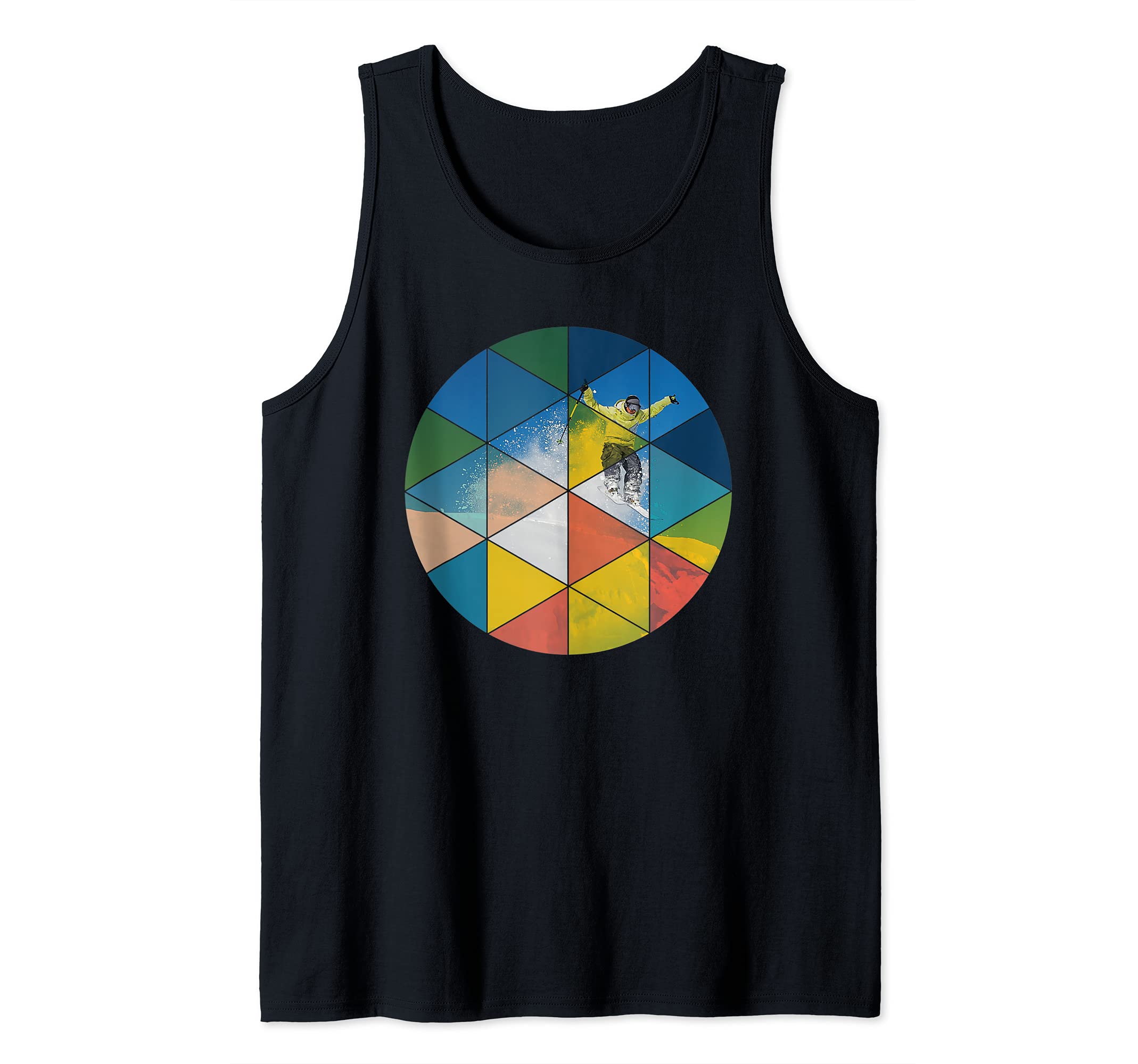 Shred Powder Ski Snowboard Gift for Winter Skiing Fans Tank Top