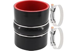 Straight Coupler Silicone Hose ID 3 inch 4 Ply Polyester Reinforcement as Turbocharger Tube Air Intake Pipe with 2 Stainless 