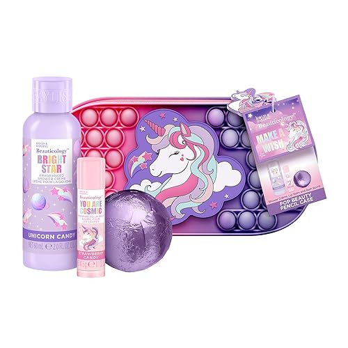 Baylis & Harding Beauticology Cosmic Unicorn Pop Beauty Pencil Case Gift Set - Vegan Friendly