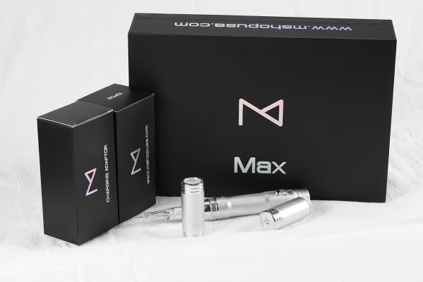 M PERMANENT MAKEUP MACHINE – MICROBLADING, EYEBROW TATTOO – MICROSHADING, LIP, OMBRE BROWS – WIRELESS KIT – ACHIEVE FLAWLESS RESULTS (SILVER)