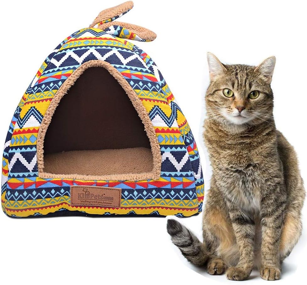 Amazon Com Luxury Pet Bed Comfortable Warm Cat Litter Cat Bed Cat House Winter Pet Supplies Non Slip Durableb L