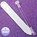 Bona Fide Beauty Genuine Czech Glass Nail Files - Manicure & Pedicure Sets - Glass Nail Files for Gentle Nail Care