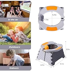 Portable Potty for Toddler Travel, Kids Travel