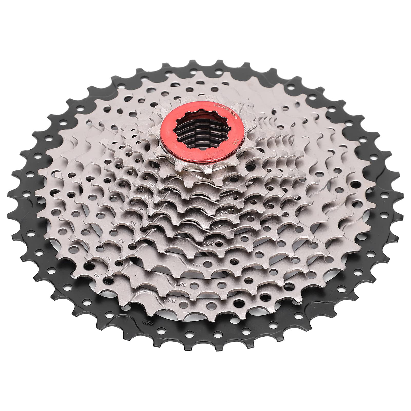 Dilwe Bike Freewheel, Chromium Molybdenum Steel 11 Speed 11?42T Flywheel Bicycle Cassette Sprocket Spare Accessory