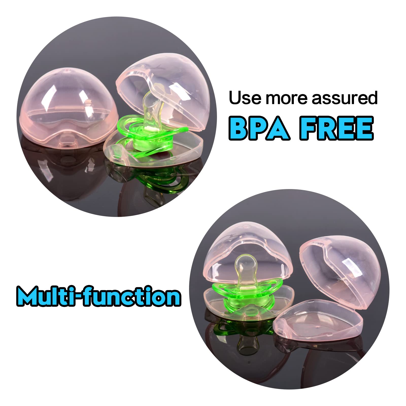 Xthuge Pacifier Box,Pacifier Case,Pacifier Holder Case,Pacifier Clip