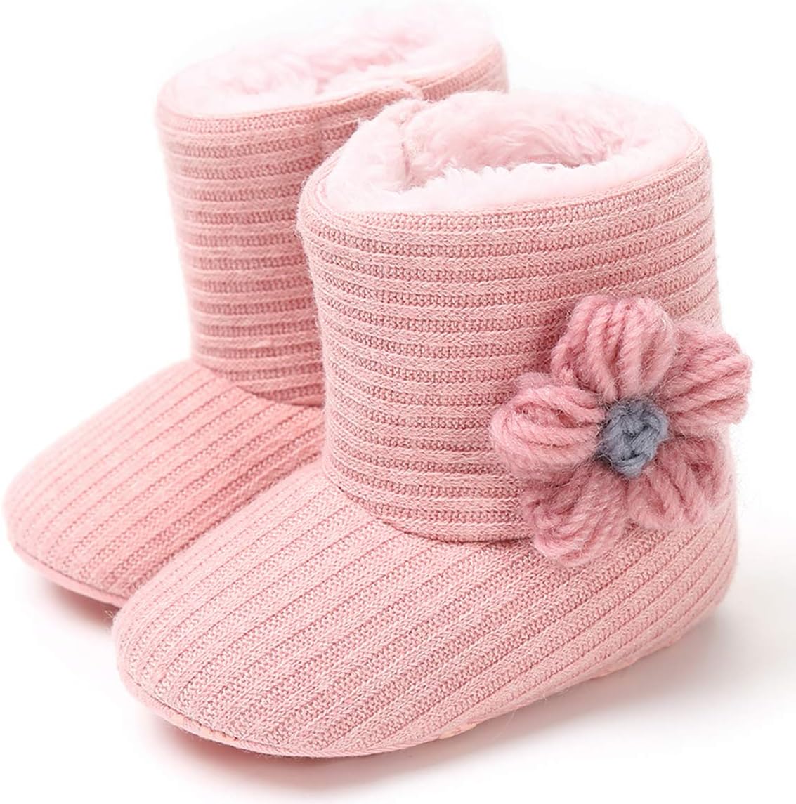 Prewalker Toddler Boots Premium Soft Anti-Slip Sole Warm Winter Boots for Infant Baby Girls