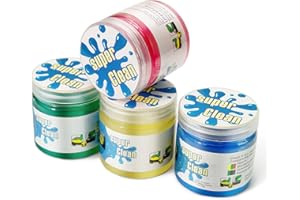 Zmarthumb 4 Pack Cleaning Gel, Car Putty Slime, Universal Auto Detailing Tools, Car Crevice Interior Cleaner Putty Gel, Cleaning Kit Dust Cleaning Mud for Car Vents, PC, Laptops, Cameras, Keyboard