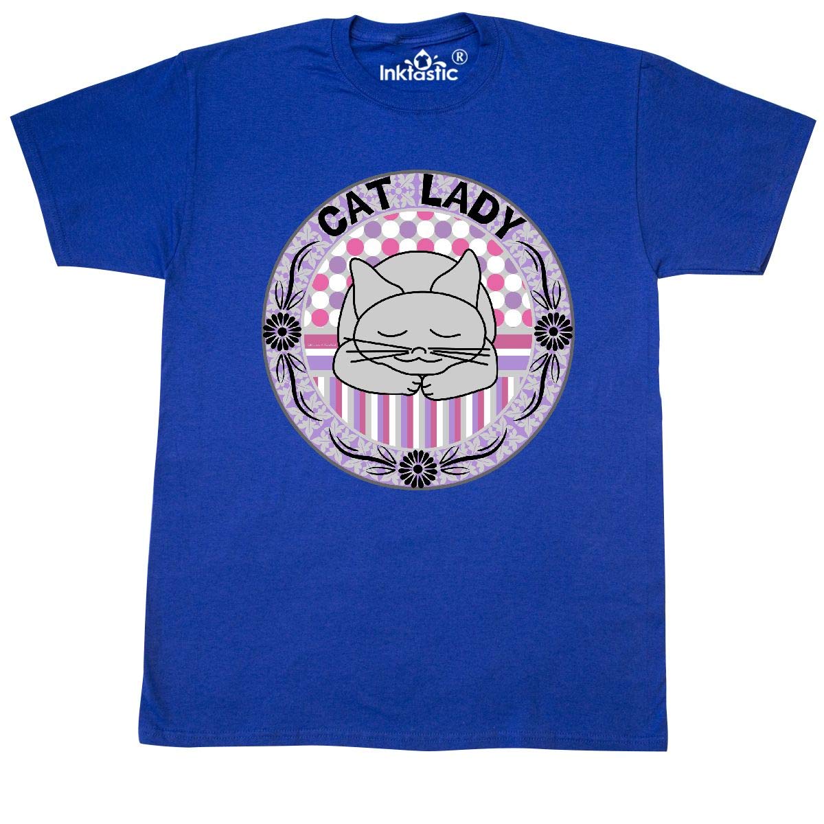 Cat Lady Oval T Shirt 2ae7f 3802 Jznovelty