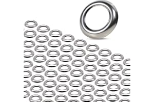 MADCATZ 304 Ring Stainless Steel Chrome Bezel Cover for 3/4 Inch Side Marker LED Surface Mount Button Clearance Lights Trim Ring Kit Pack of 50.