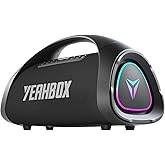 YEAHBOX Sonic Boom MAX 300W Max Large Bluetooth Speaker Loud, Massive Bass, IPX66 Waterproof Party Portable Speaker with Subwoofer/EQ/Fast Charge, Outdoor Wireless Speakers