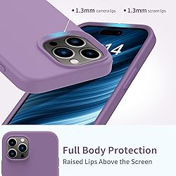 FUNMIKO Compatible with iPhone 15 Pro Case with