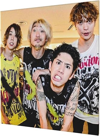 Amazon Co Jp 21新款 フレームレス装飾絵画 ワンオクロックone Ok Rock ワンオクロック モダンポスター フレームレス装飾画 インテリア絵画 壁掛け アートポスター 額縁なし モダン 新築飾り 贈り物 キャンバス寝室の装飾風景 壁の絵 インテリア装飾 50 60cm