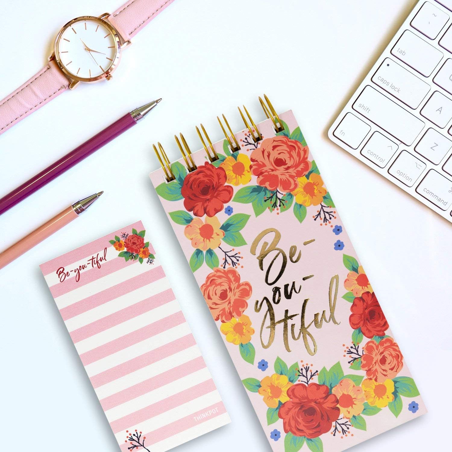 Thinkpot Be You Pink Memopad Notepad Combo