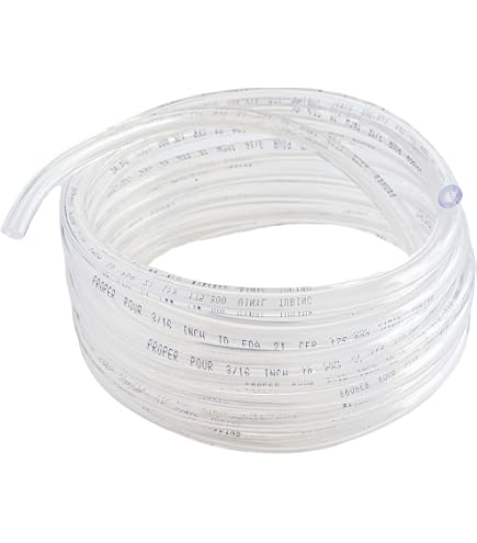 Tuyau Silicone Alimentaire 5m | Ø8mm/6mm Pour Brassage Bière Et Vin
