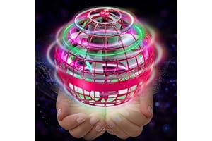 BULAPEACH Flying Orb Ball 2023 Hand Controlled Mini Drone UFO Magic Hover Globe Boomerang Fidget Spinner Birthday Gift Ideas Cool Stuff for Boys Girls Kids Age 6 7 8 9 10+ Year Old Indoor Outdoor Toys