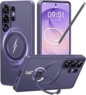 CASEKOO Offizielles Violett für Samsung Galaxy S26 Ultra Hülle mit 360° Drehbarer Magnet Ständer [Militärschutz] [Kompatibel mit MagSafe] Schutzhülle Lila Handyhülle Samsung S26 Ultra 6,9 Zoll