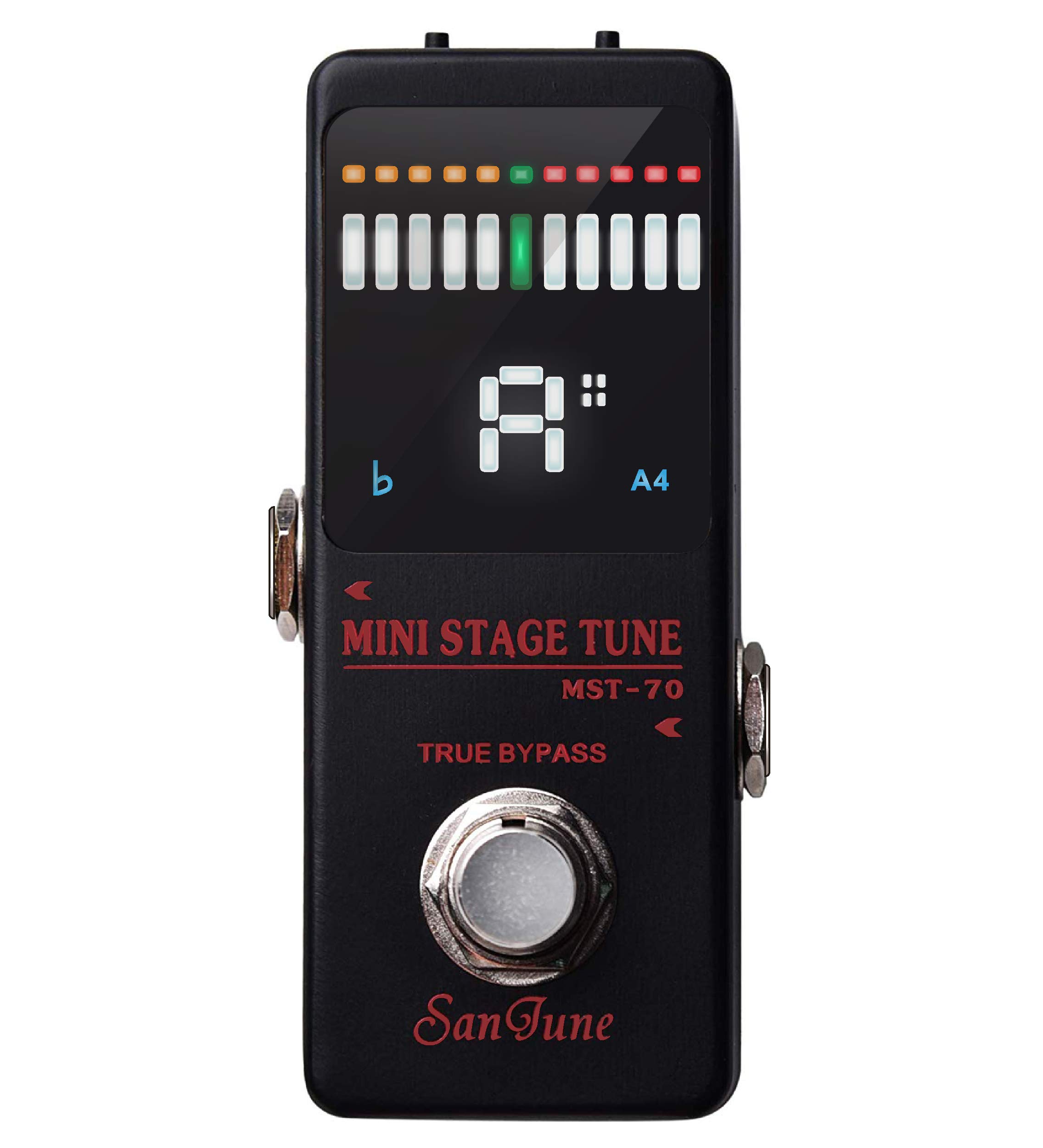 Buy SanJune Mini Stage Tuner Pedal True Bypass for Guitar and Bass with