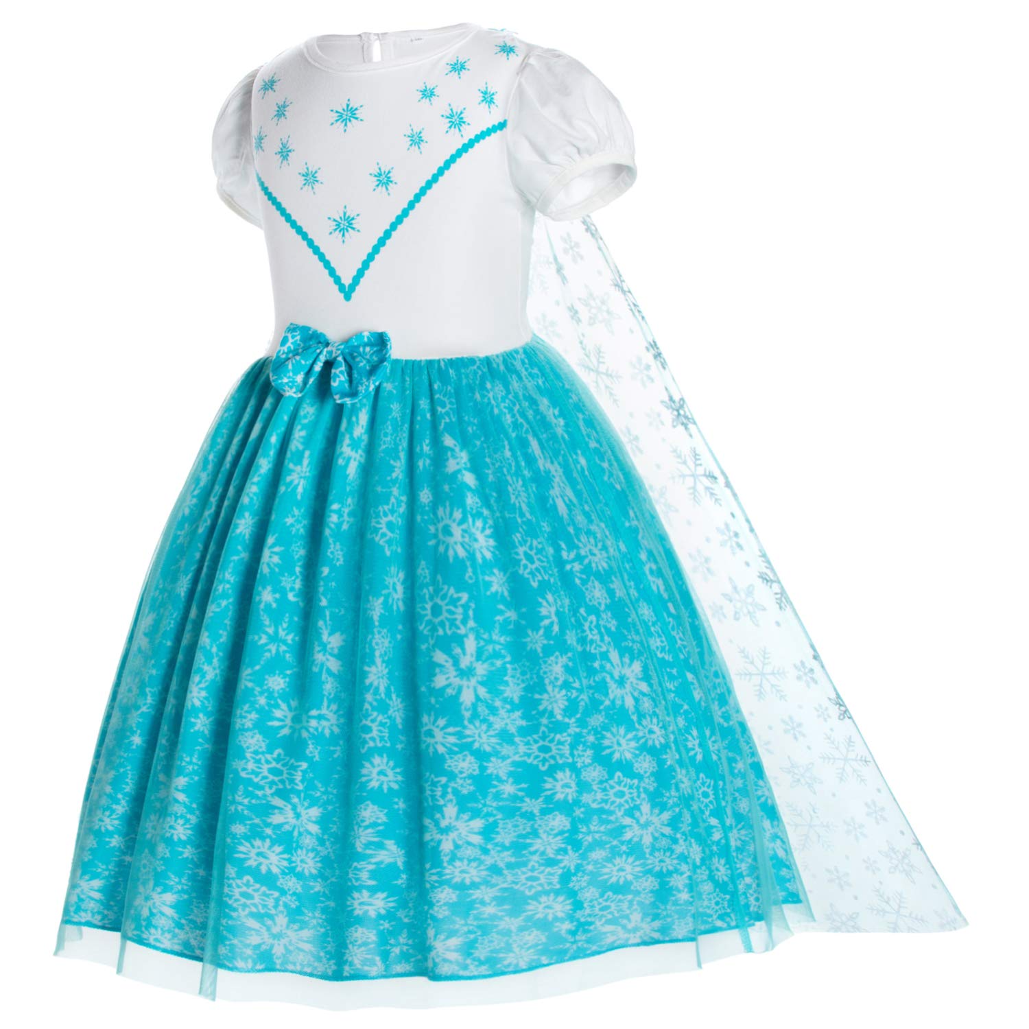 Princess Snow Costume Birthday Party Dress For Toddler Girls Wand |  Desertcart Trinidad and Tobago