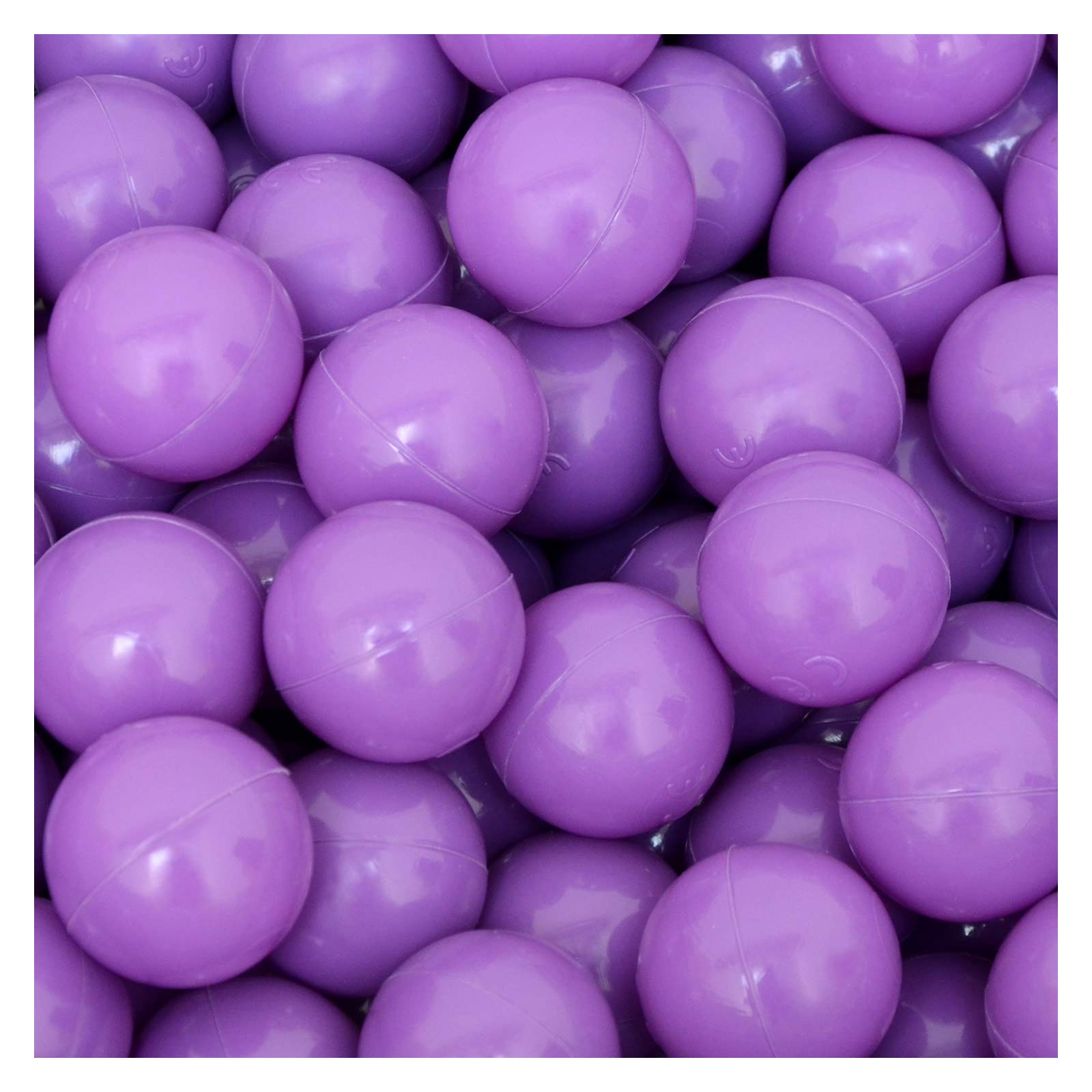LittleTom 50 Plastic Balls 5.5cm in diameter to fill children's ball pits Purple
