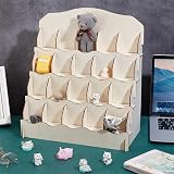 PH PandaHall 4 Tier Wooden Card Display Rack 20 Shelves Retail Vendor view 5