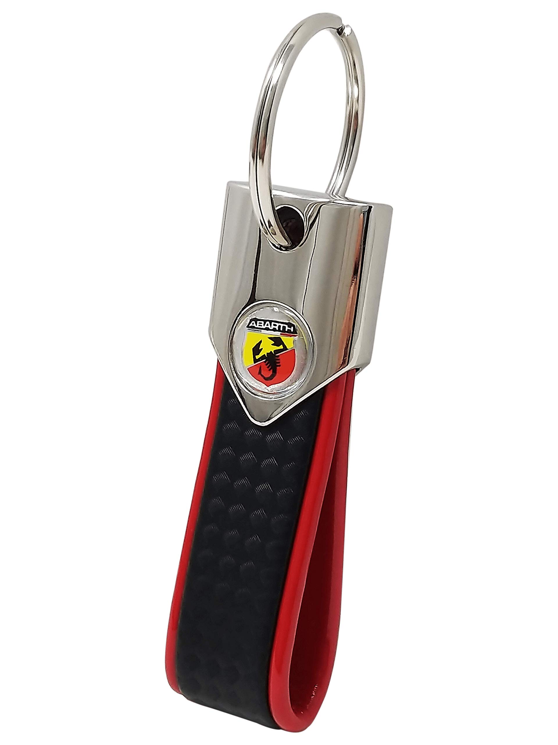 Official Key Ring, Red Carbon