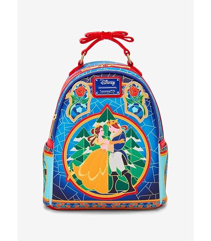 Amazon.com | Loungefly Disney Mulan Stained Glass Mini Backpack