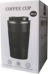YINJOYI Travel Mug 380ml Stainless Steel Vacuum Insulated Blue view 5