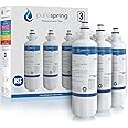 PureSpring NSF 42 Certified Replacement Refrigerator Water Filter for LG ADQ36006101, LFDS22520S, LT700P, LFXS29766S, ADQ36006102, LFXS24623S, LFXS30766S, LFX25991ST, Kenmore 46-9690 (3 Pack)