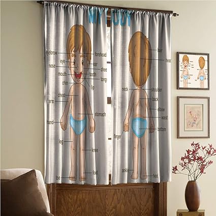 Amazon Com Bedroom Living Room Kids Youth Room Curtain