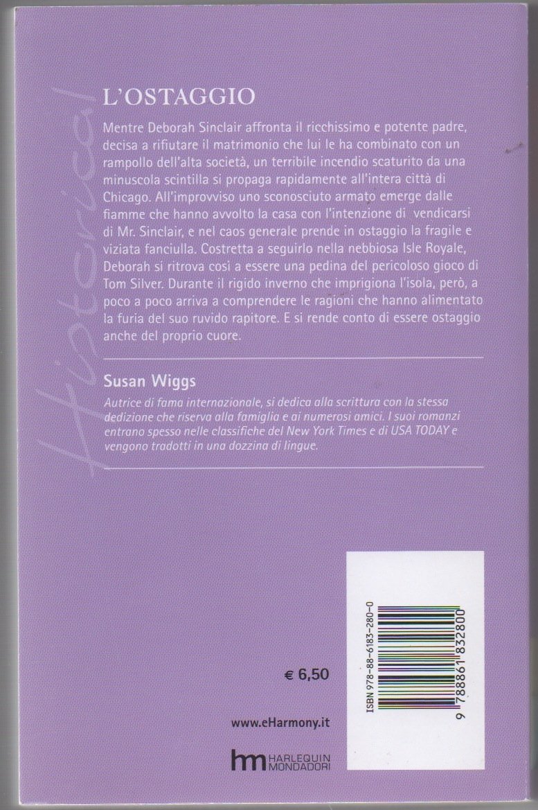 L Ostaggio Italian Trans Of The Hostage Susan Wiggs Elena Rossi Amazon Com Books
