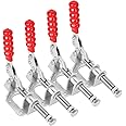 4 PCS 6 inch Adjustable Toggle Clamp, GH-302F Quick Release Push Pull Toggle Clamps