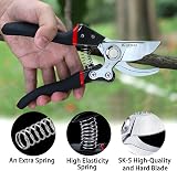 Kynup Garden Secateurs SK-5 Steel Pruning Shears Ergonomic Anti-Slip Handles view 2