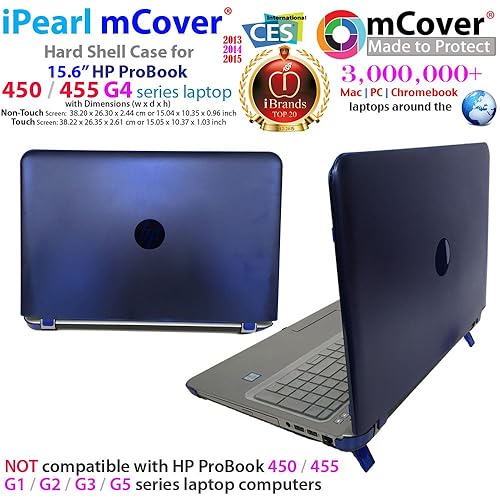 mCover iPearl Hard Shell Case for HP ProBook 450/455 G4