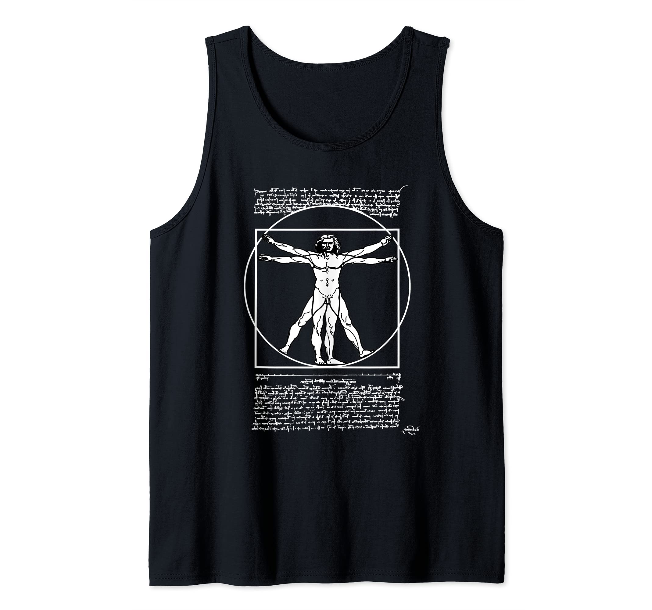 Leonardo Da Vinci | the Vitruvian man knows Tank Top