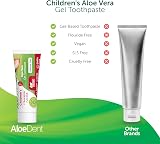Aloe Dent Children's Aloe Vera Toothpaste Fluoride Free Strawberry 50 ml view 5