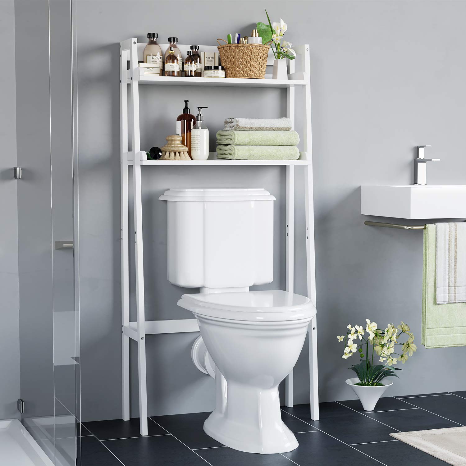 Over The Toilet Storage Espresso Crosley Lydia 27 W X 10 D X 67 H