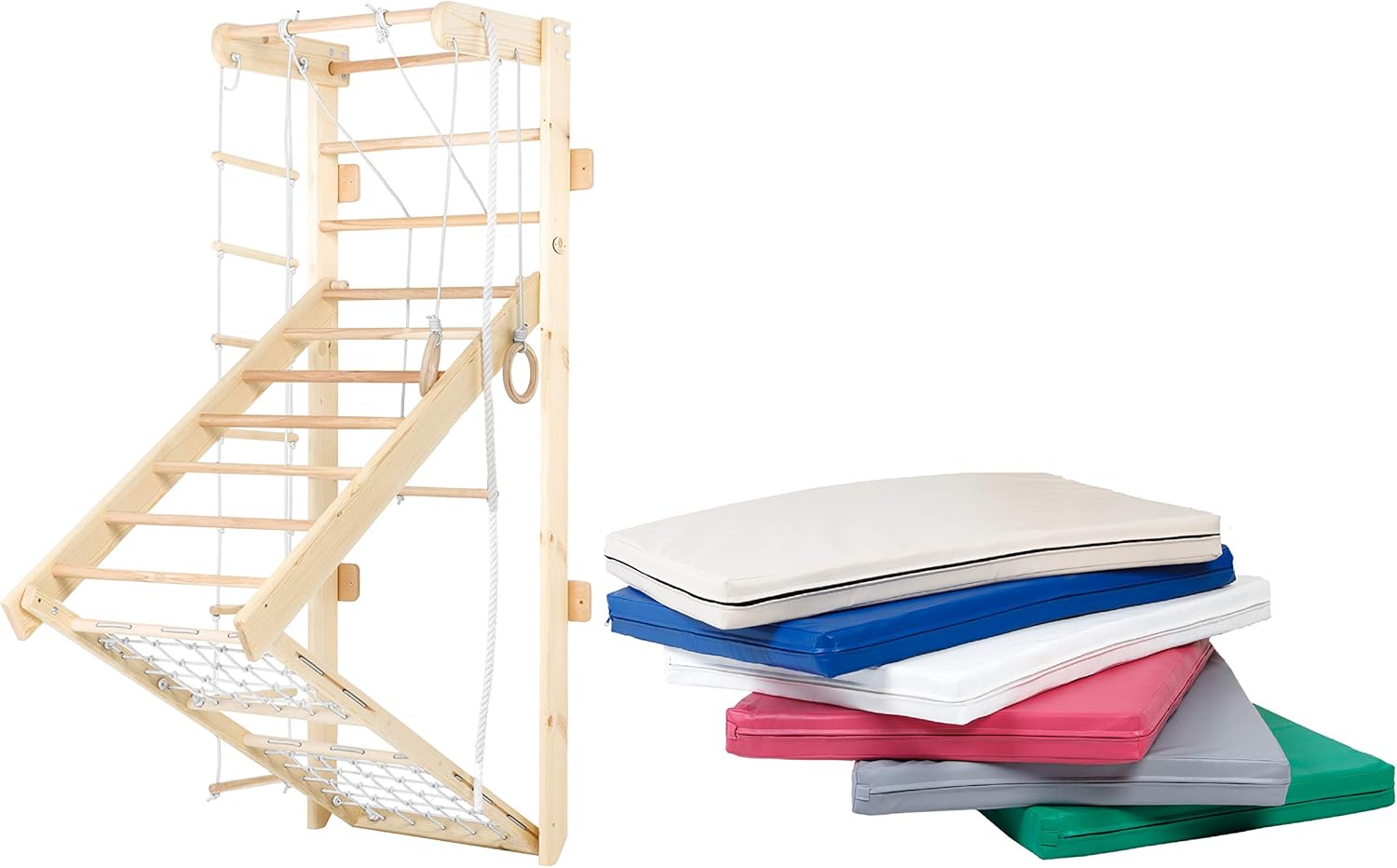 Kidsmont Sprossenwand 5 in 1 - Kombi Sprossenwand klappbar