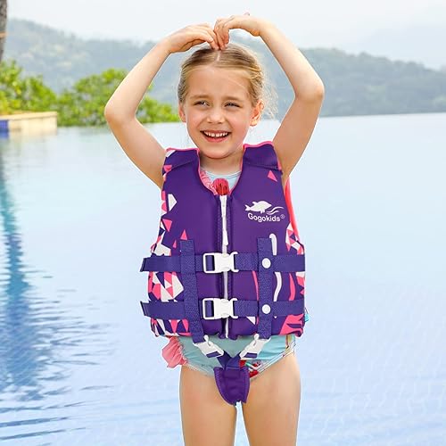 Gogokids Kids Swim Vest, Toddler Floaties for Boys Girls 20-70