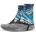 AONIJIE Low Trail Gaiters Ankle Gators Protective Reflective Shoe Covers UV Protection Breathable Sand Prevention for Triathlon Hiking Climbing