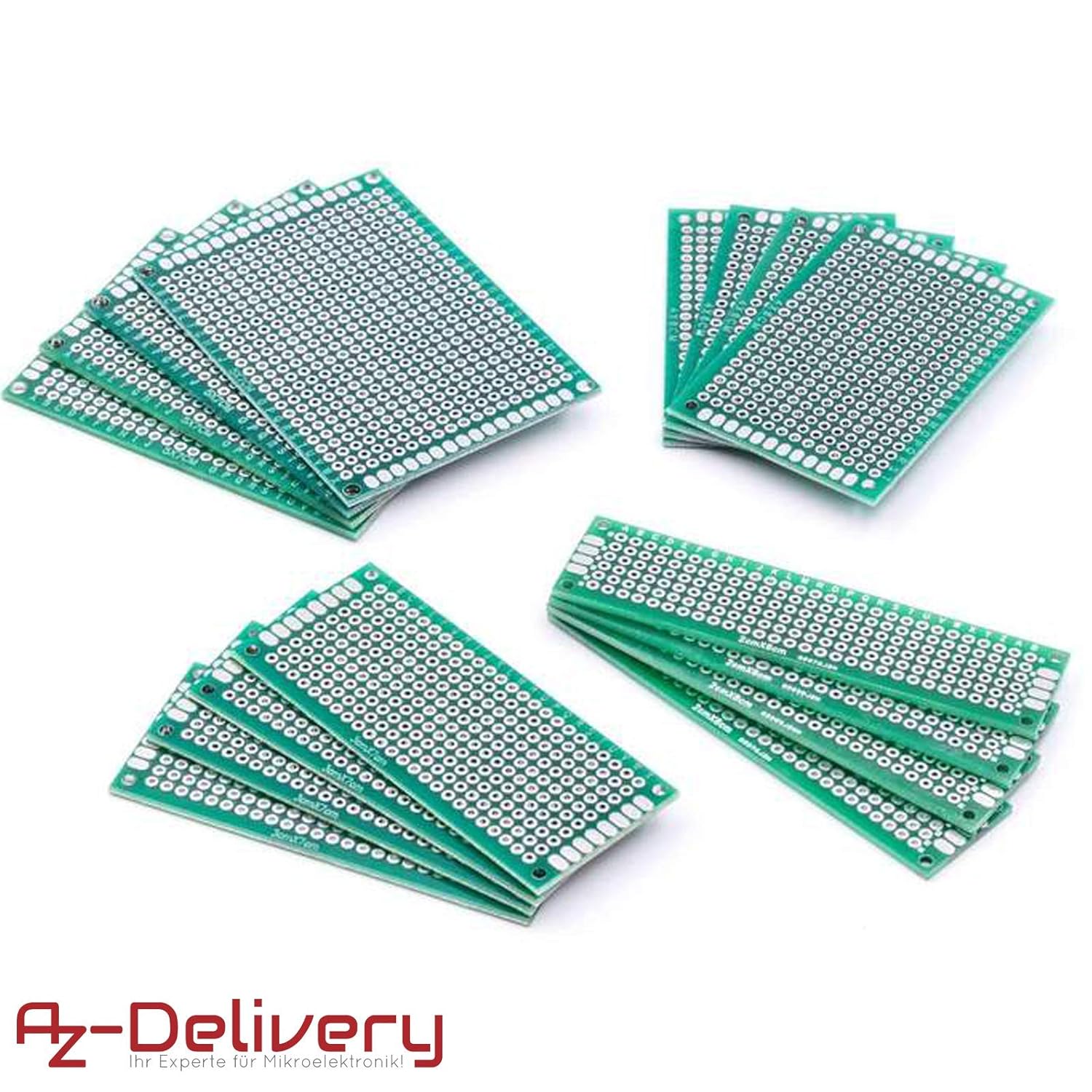 AZDelivery ⭐⭐⭐⭐⭐ Basetta Millefori 4x4 Set PCB Circuit Board Breadboard