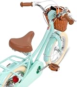 STITCH MANCHI 12 Inch Kids Bike with Basket Stabiliser Mint Green view 3