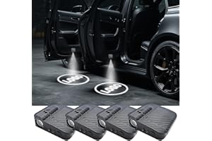 THOUSTA 2PCS Custom Car Brand Car Door Lights, LED Projector Car Door Step Courtesy Welcome Lights, 3D LED Car Welcome Lights Lamp Fits for Most Brand (2pcs for Hon-da)