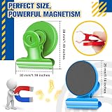 FINDMAG Fridge Magnets Clip 6 Pack Colorful Heavy Duty Magnetic Clips view 2